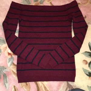 Off the shoulder sweater